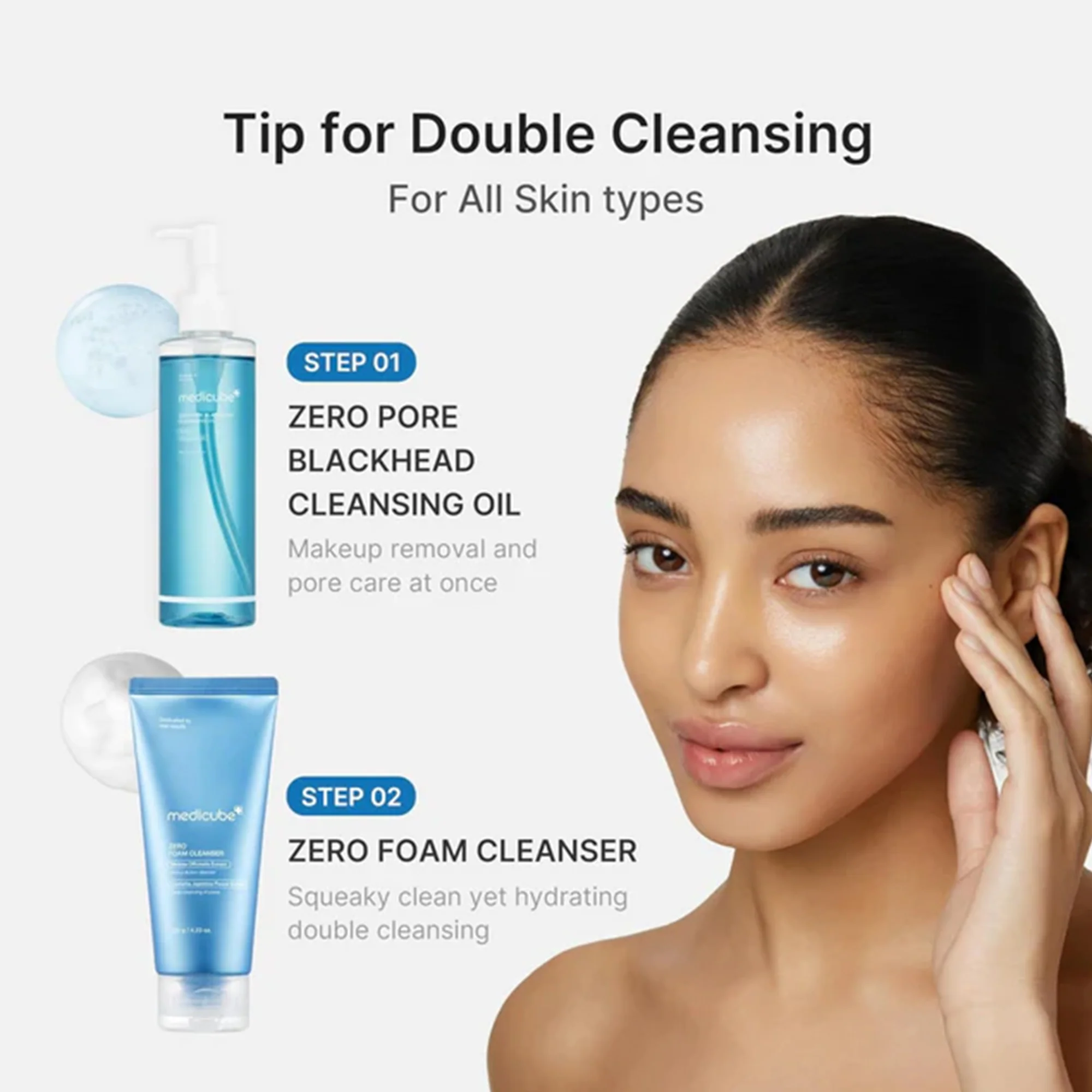 Medicube Zero Pore Blackhead Cleansing Oil 205ml Tube - Image 6