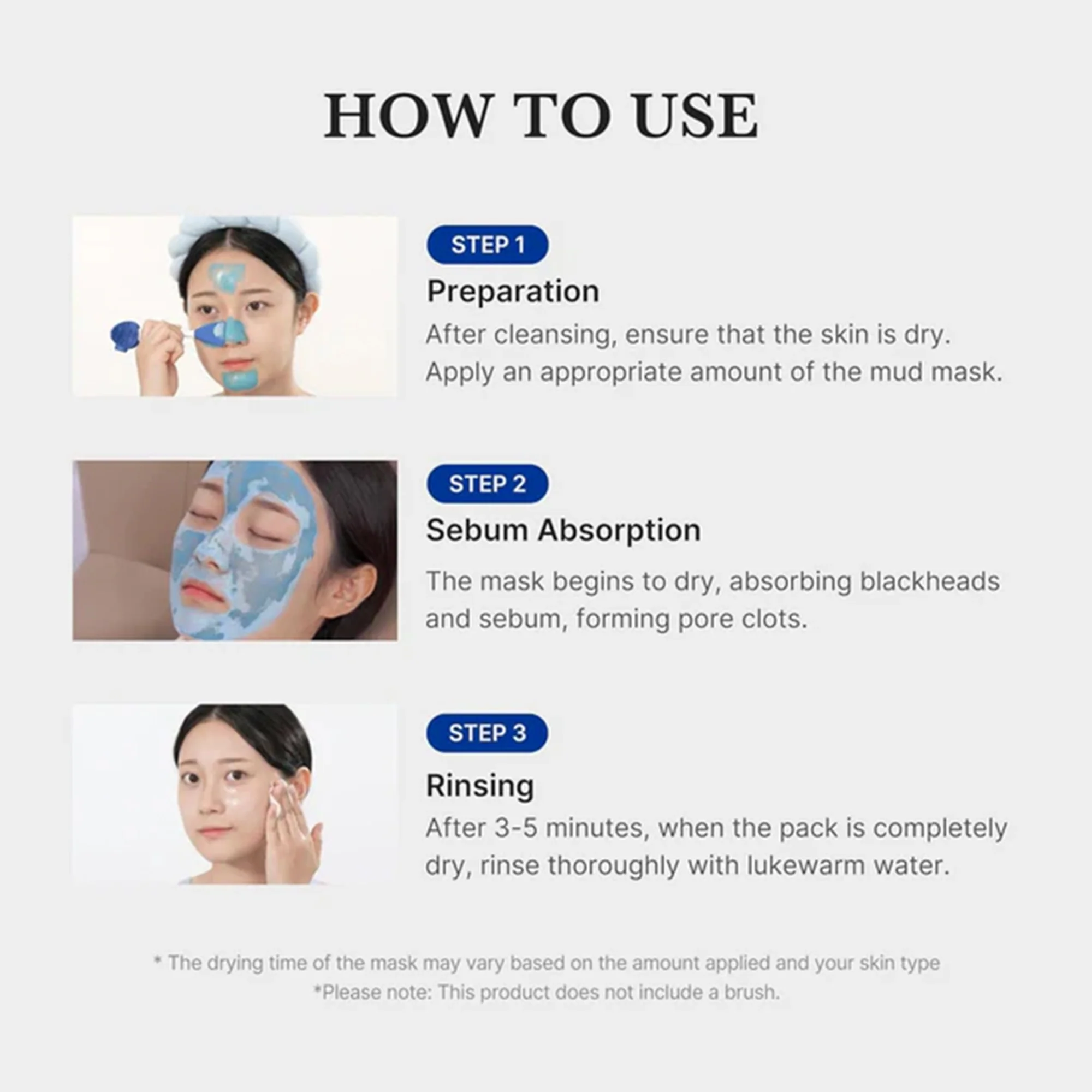 Medicube Zero Pore Blackhead Mud Mask 100ml Tube - Image 6
