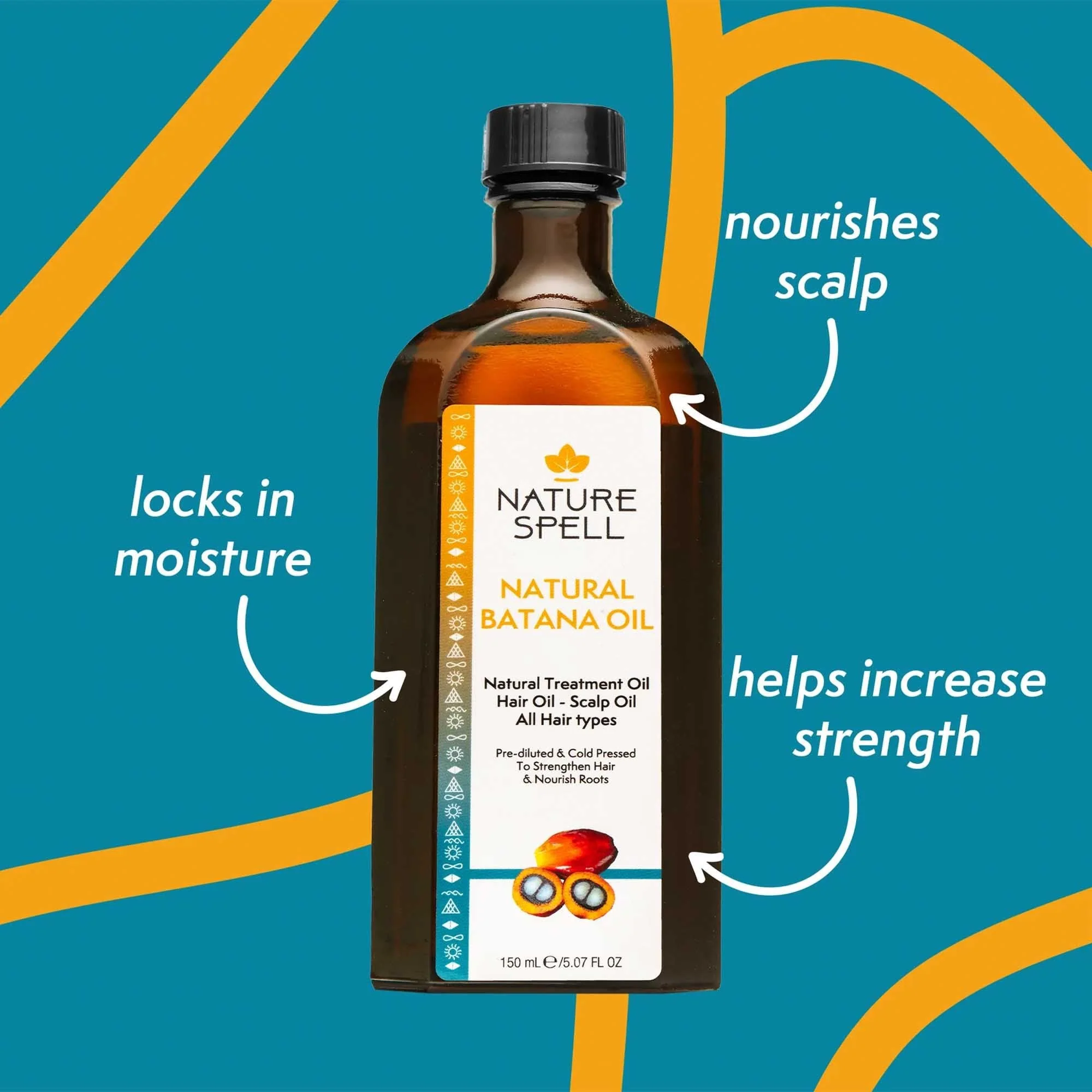 Nature Spell Natural Batana Oil Treatment Oil 150ml Bottle - Image 2