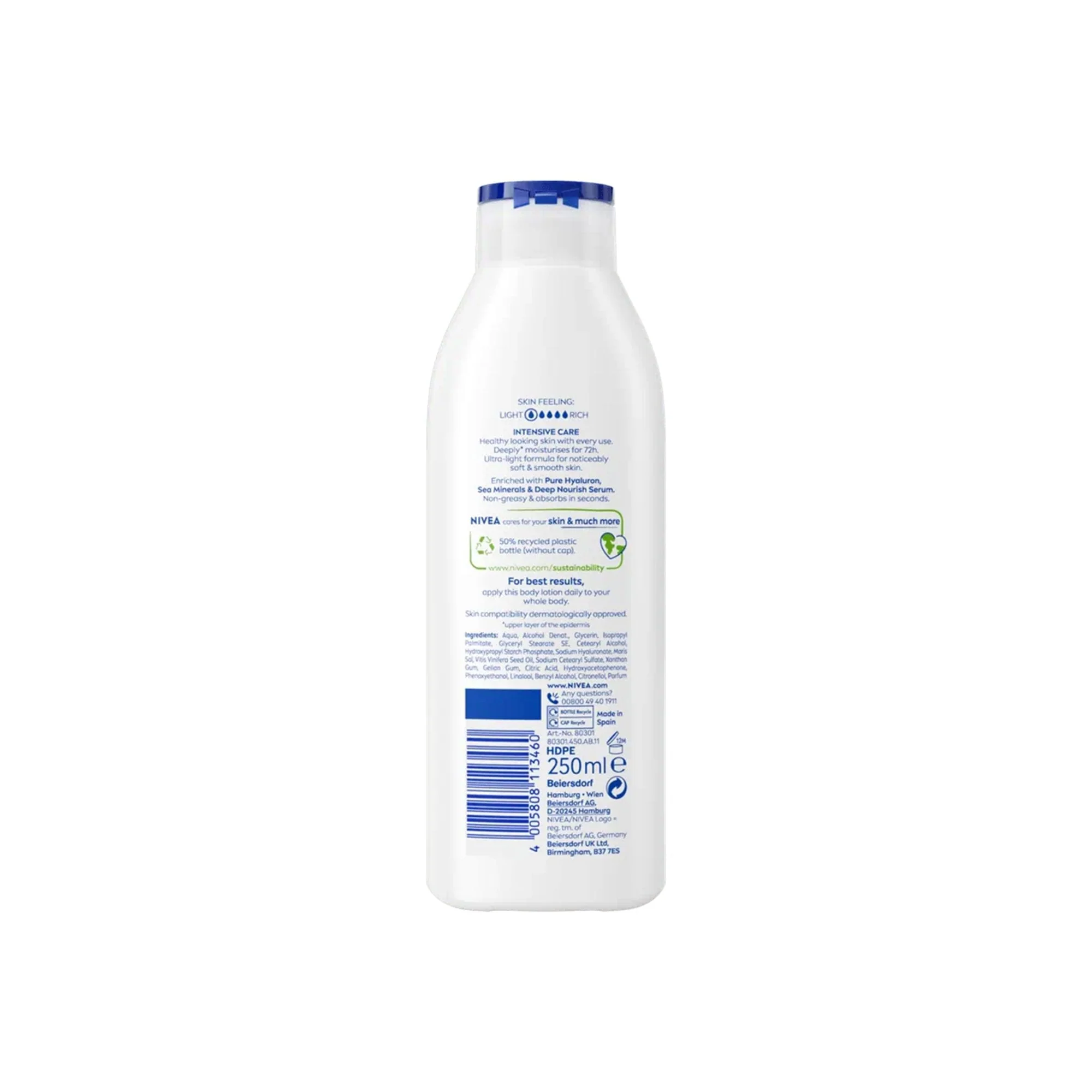 Nivea Express Hydration Body Lotion 250ml Bottle50ml - Image 2