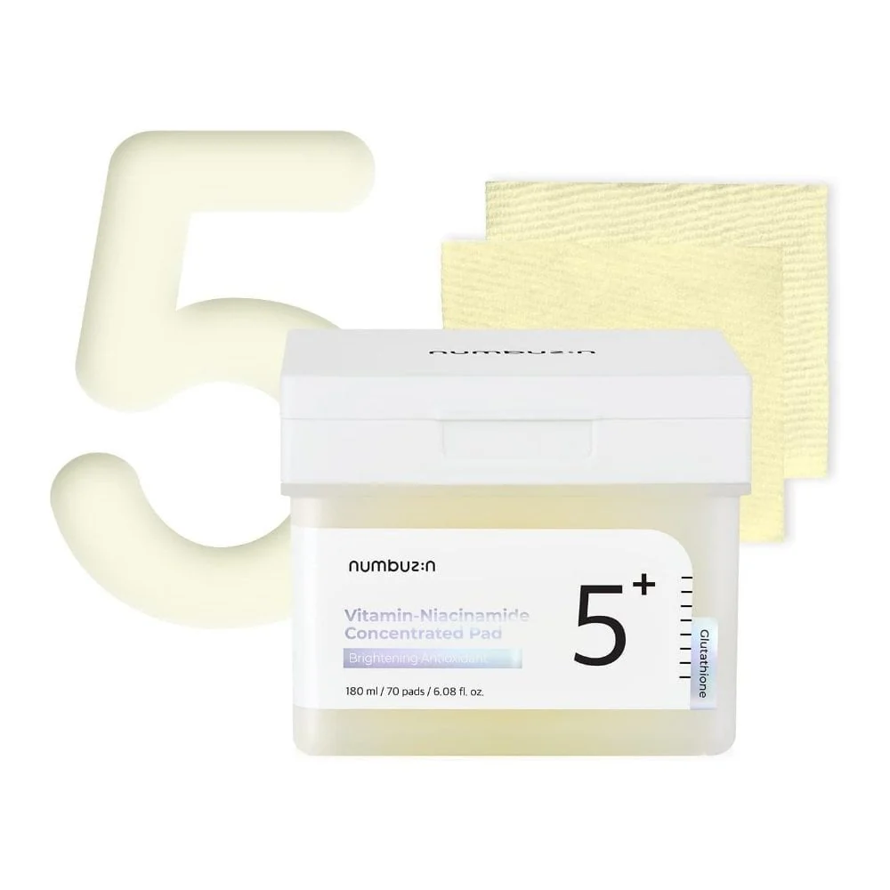 Numbuzin No.5 Vitamin-Niacinamide Concentrated Toner Pad 70pcs Jar - Image 2
