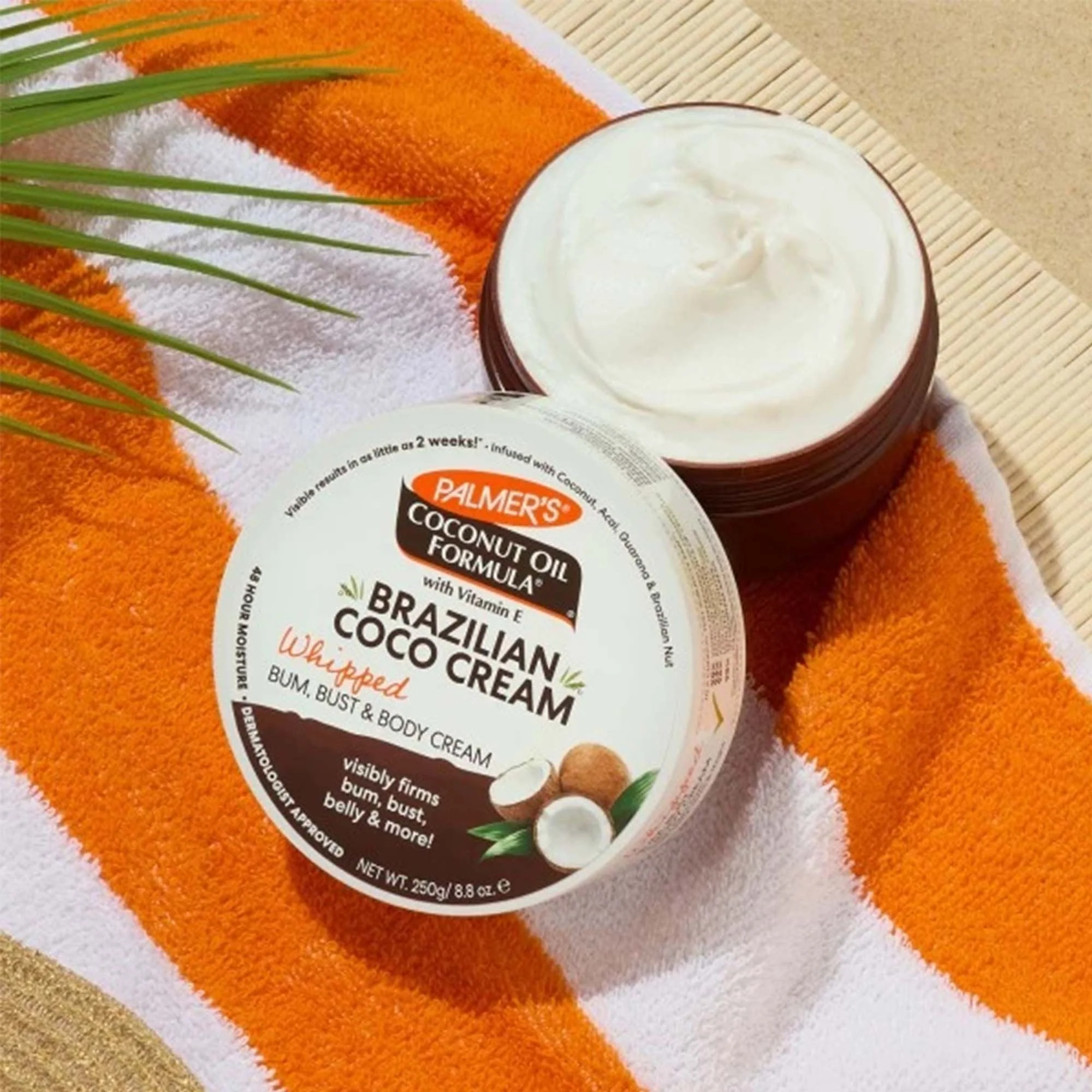 Palmer's Brazilian Coco Cream Bum, Bust & Body Cream 250g Jar - Image 4