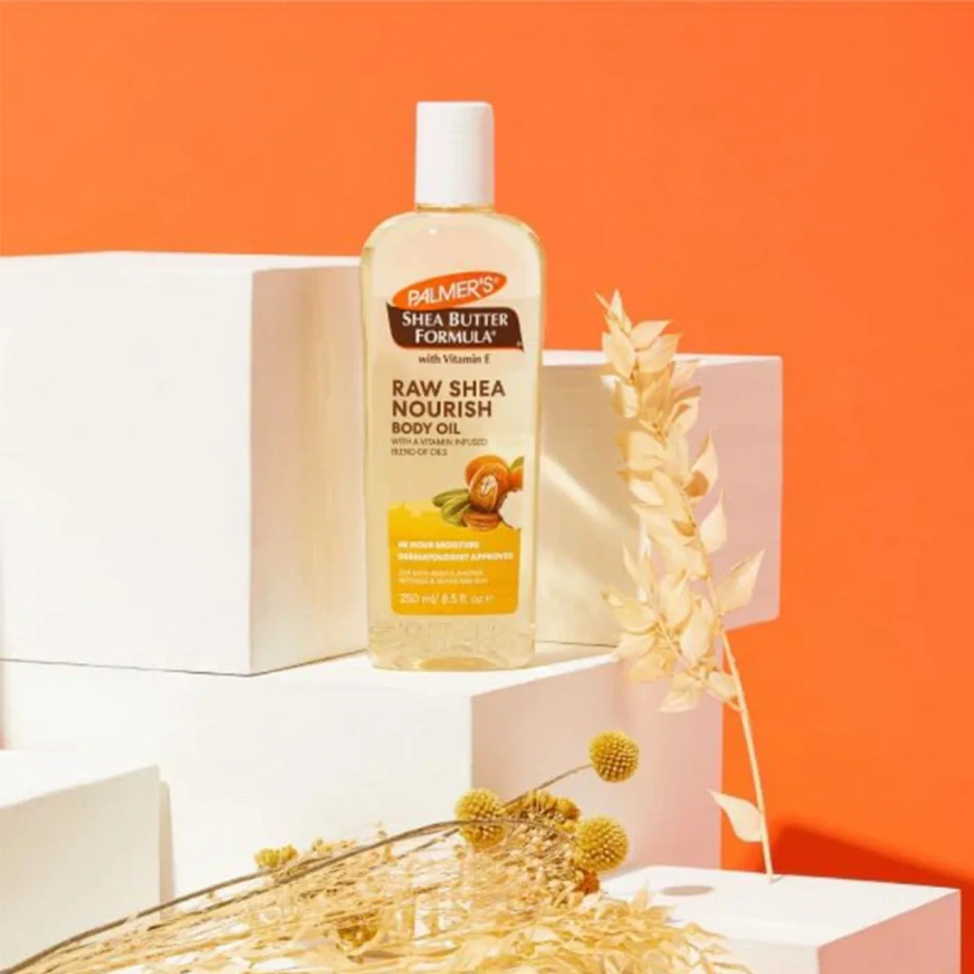 Palmer's Raw Shea Nourish Body Oil 250ml Bottle - Image 2