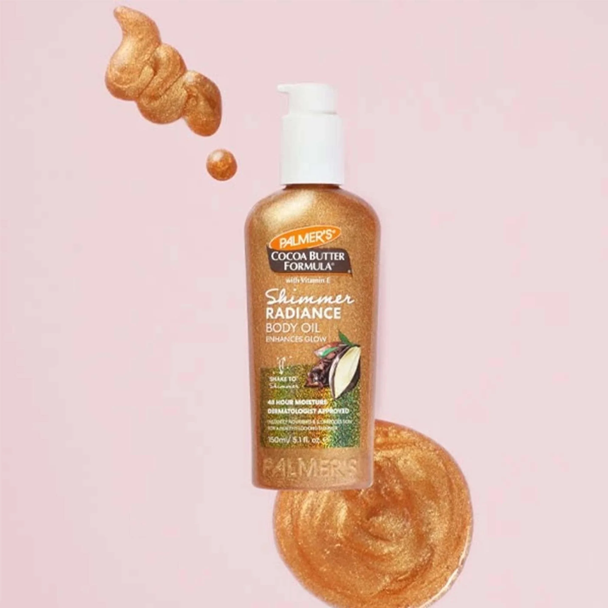 Palmer's Shimmer Radiance Body Oil 150ml Pump - Image 2
