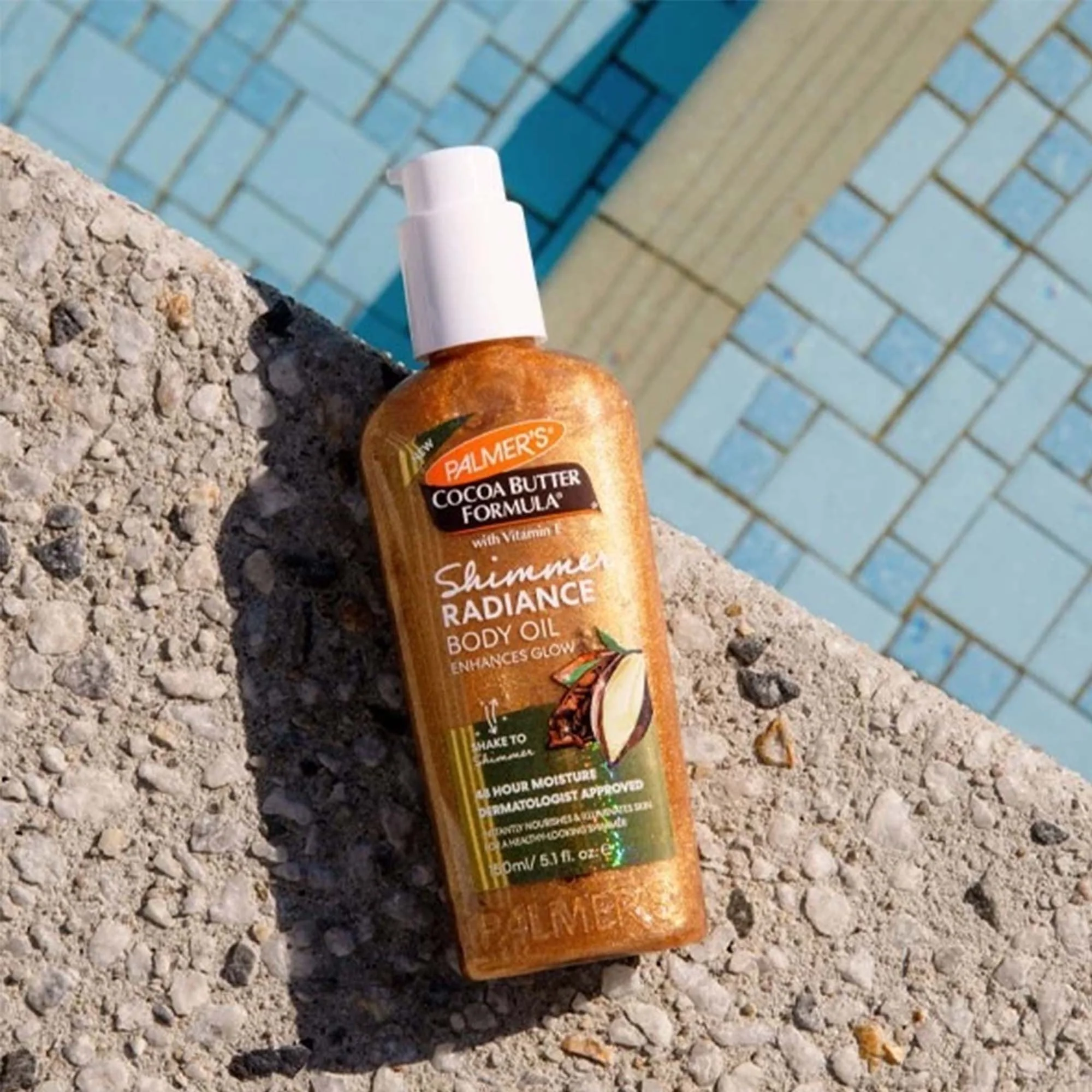 Palmer's Shimmer Radiance Body Oil 150ml Pump - Image 3