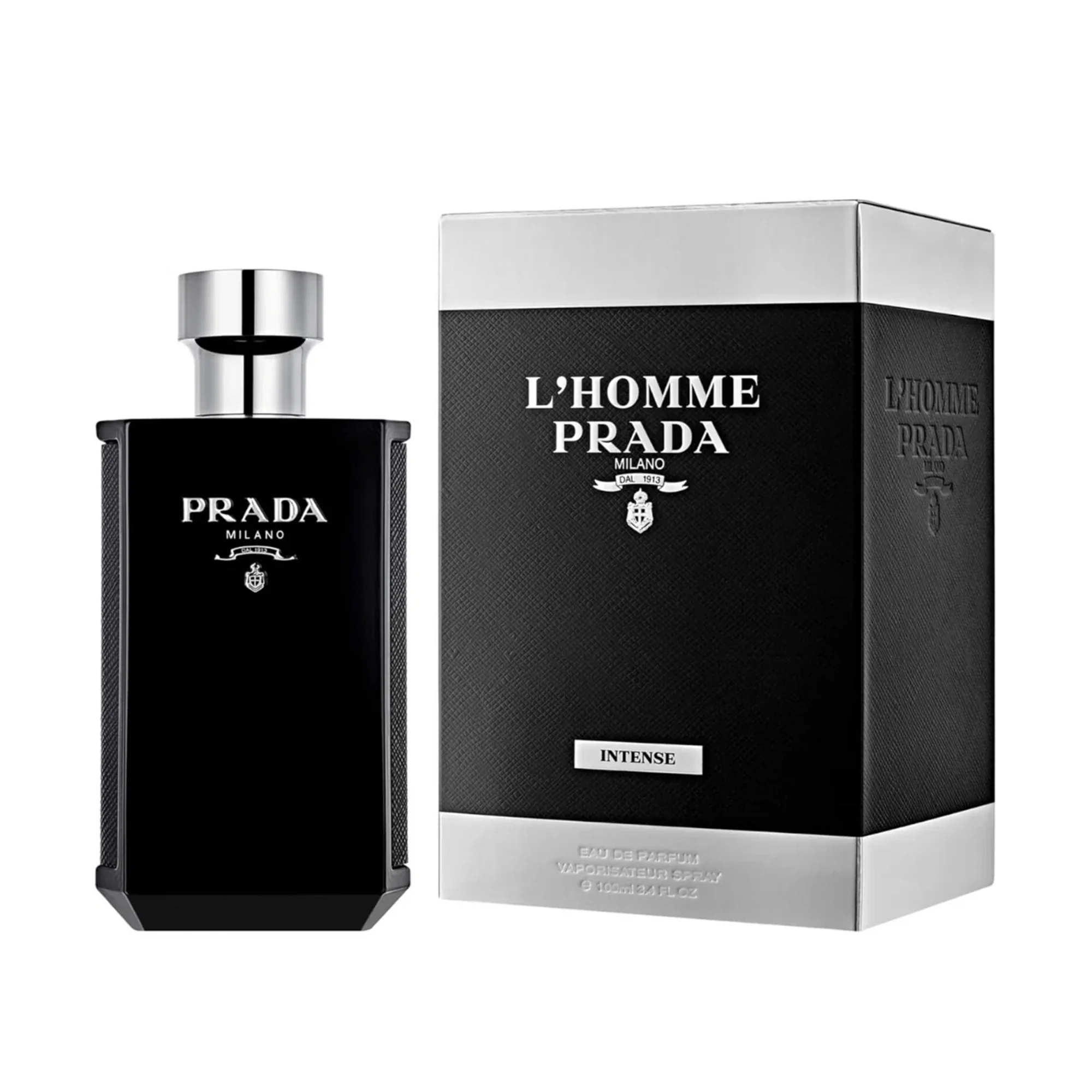 Prada L'Homme Eau De Parfum Intense 100ml Spray - Image 2