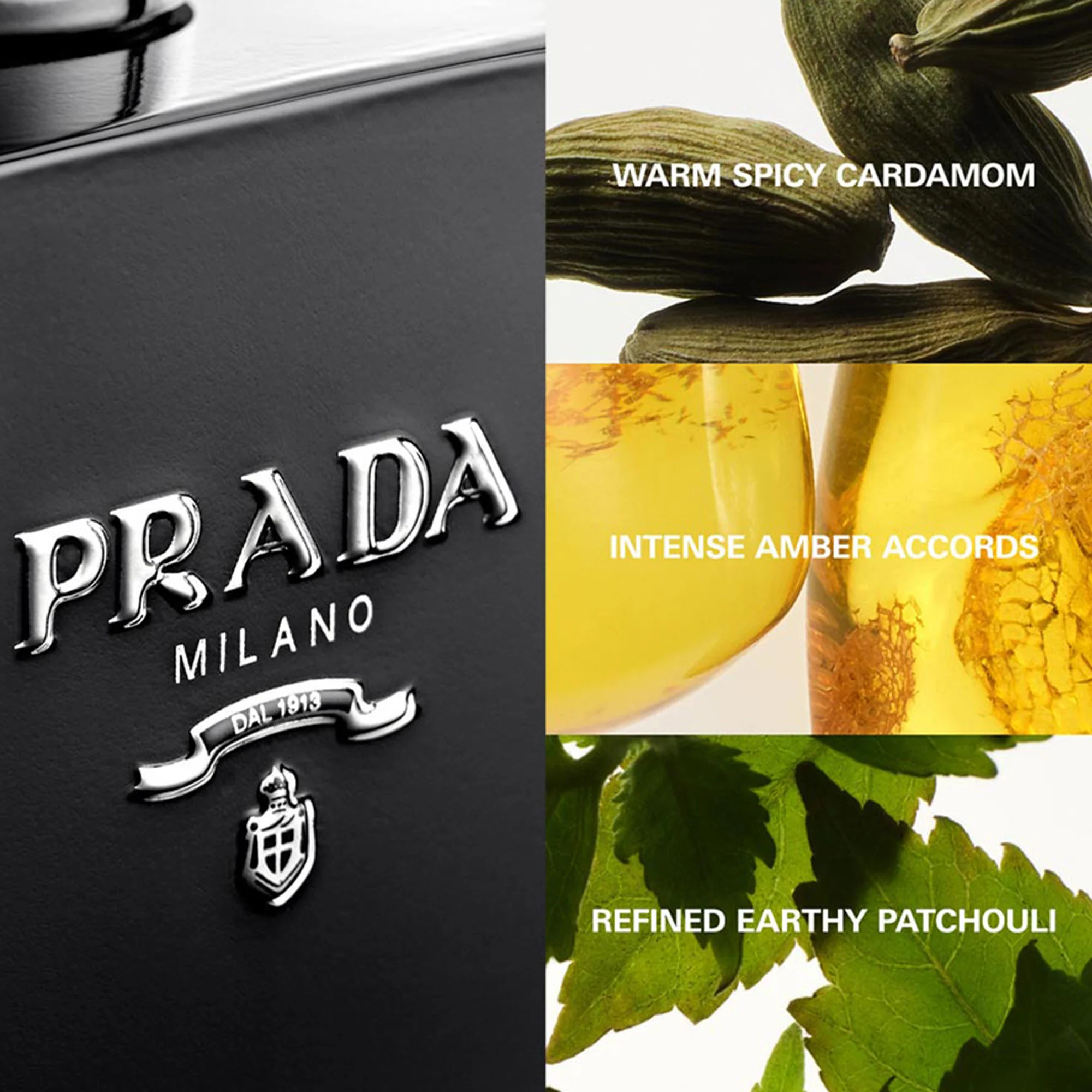 Prada L'Homme Eau De Parfum Intense 100ml Spray - Image 3