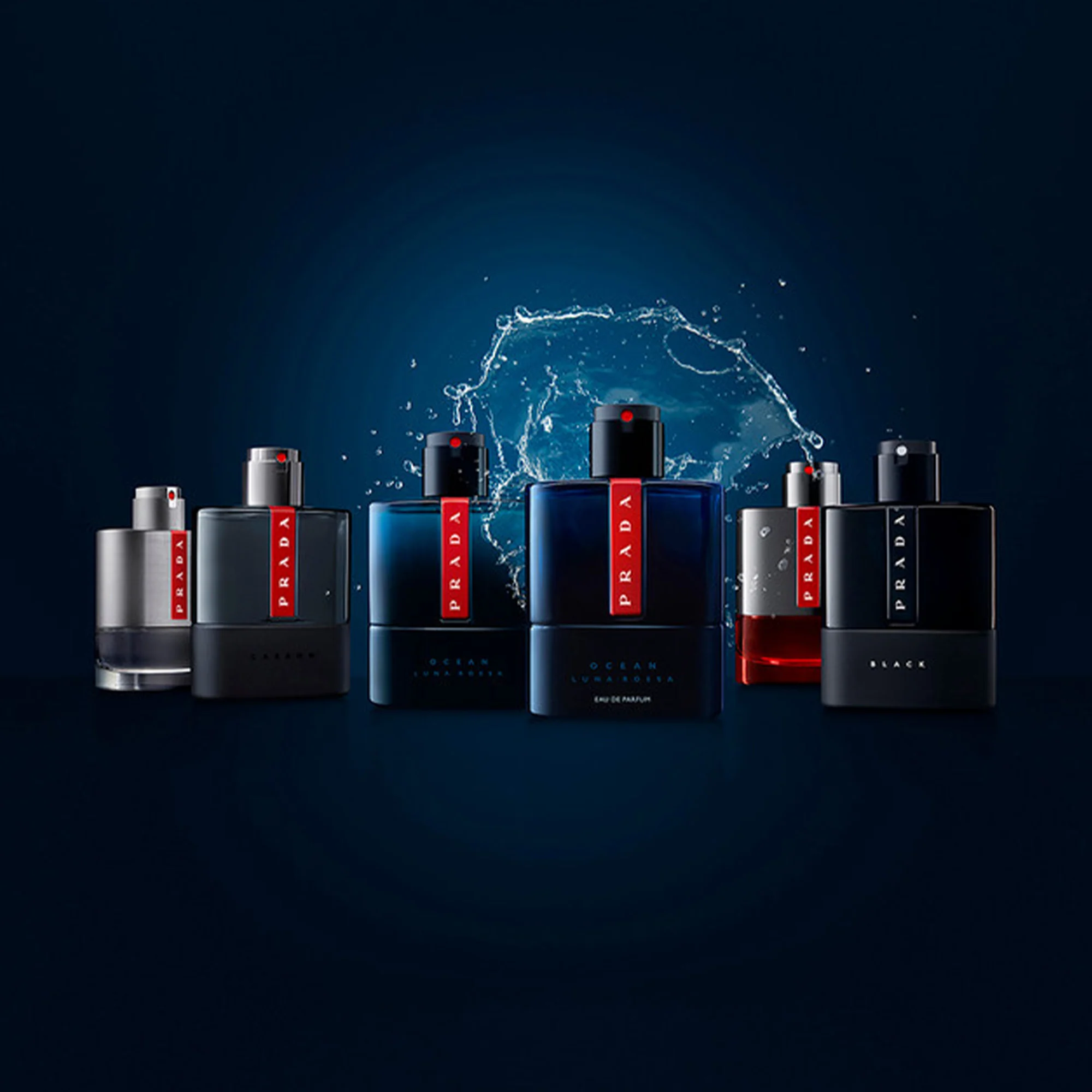 Prada Luna Rossa Black Eau De Parfum 100ml Spray - Image 4