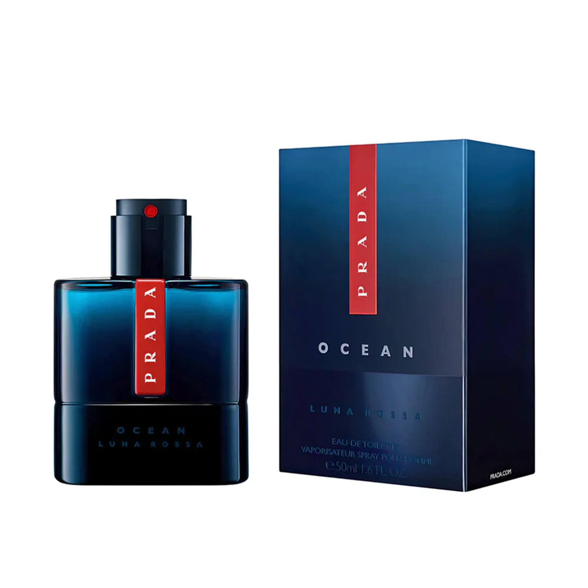 Prada Luna Rossa Ocean Eau De Toilette 50ml Spray - Image 2