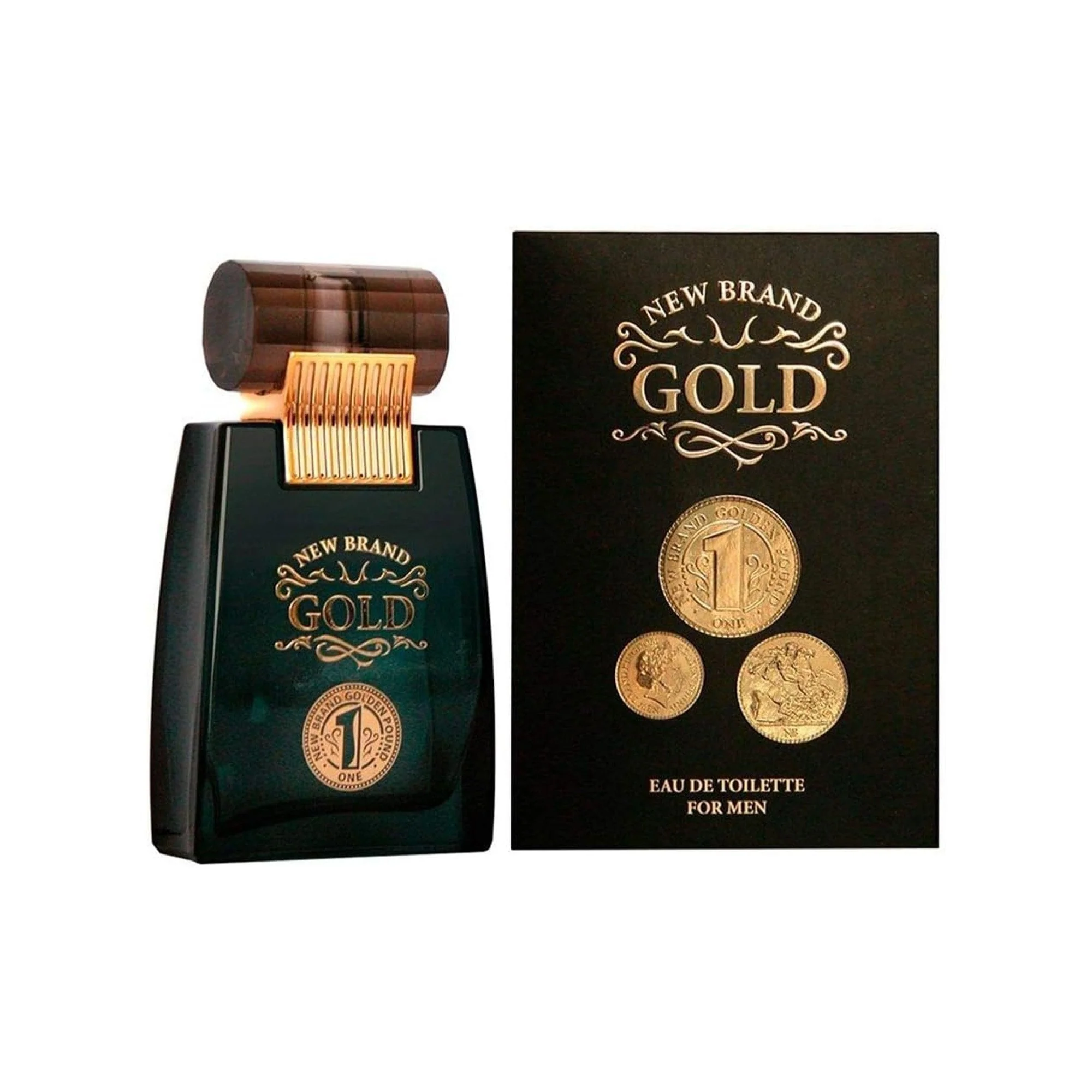 New Brand Perfumes Prestige Gold Eau De Toilette 100ml Spray - Image 2