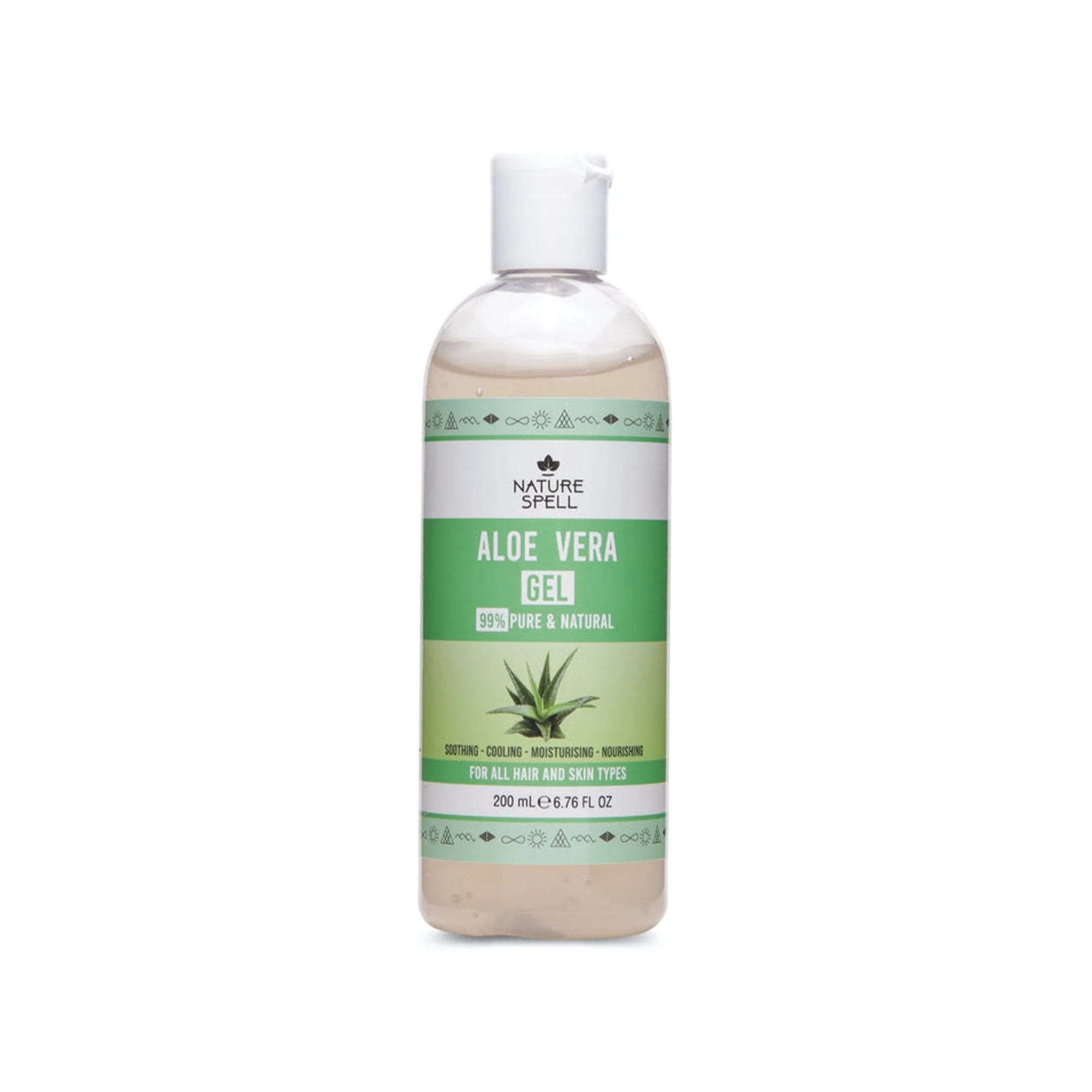 Nature Spell Aloe Vera Gel 200ml Bottle - Image 4