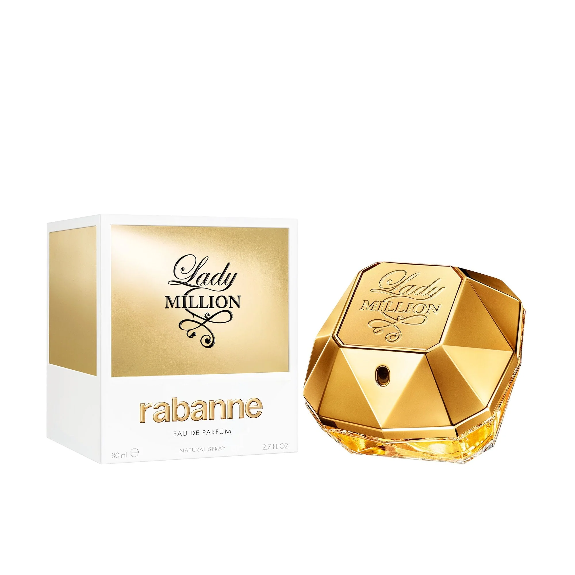 Rabanne Lady Million Eau De Parfum 80ml Spray - Image 2