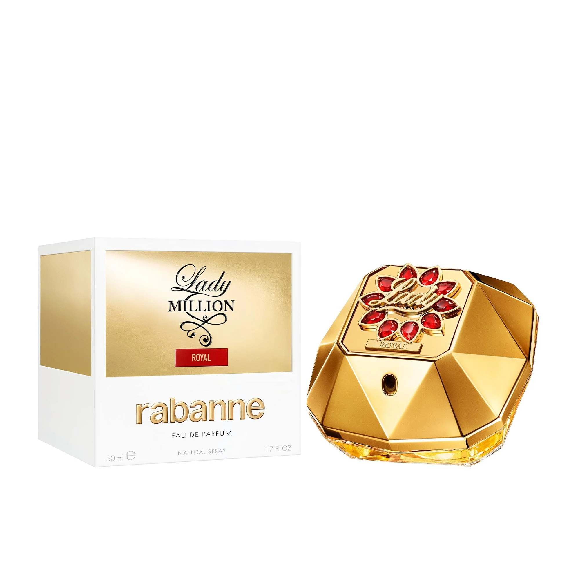 Rabanne Lady Million Royal Eau De Parfum 50ml Spray - Image 2