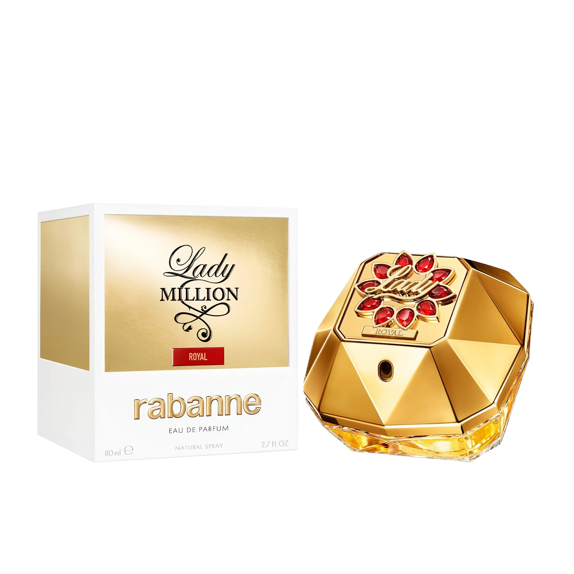 Rabanne Lady Million Royal Eau De Parfum 80ml Spray - Image 2