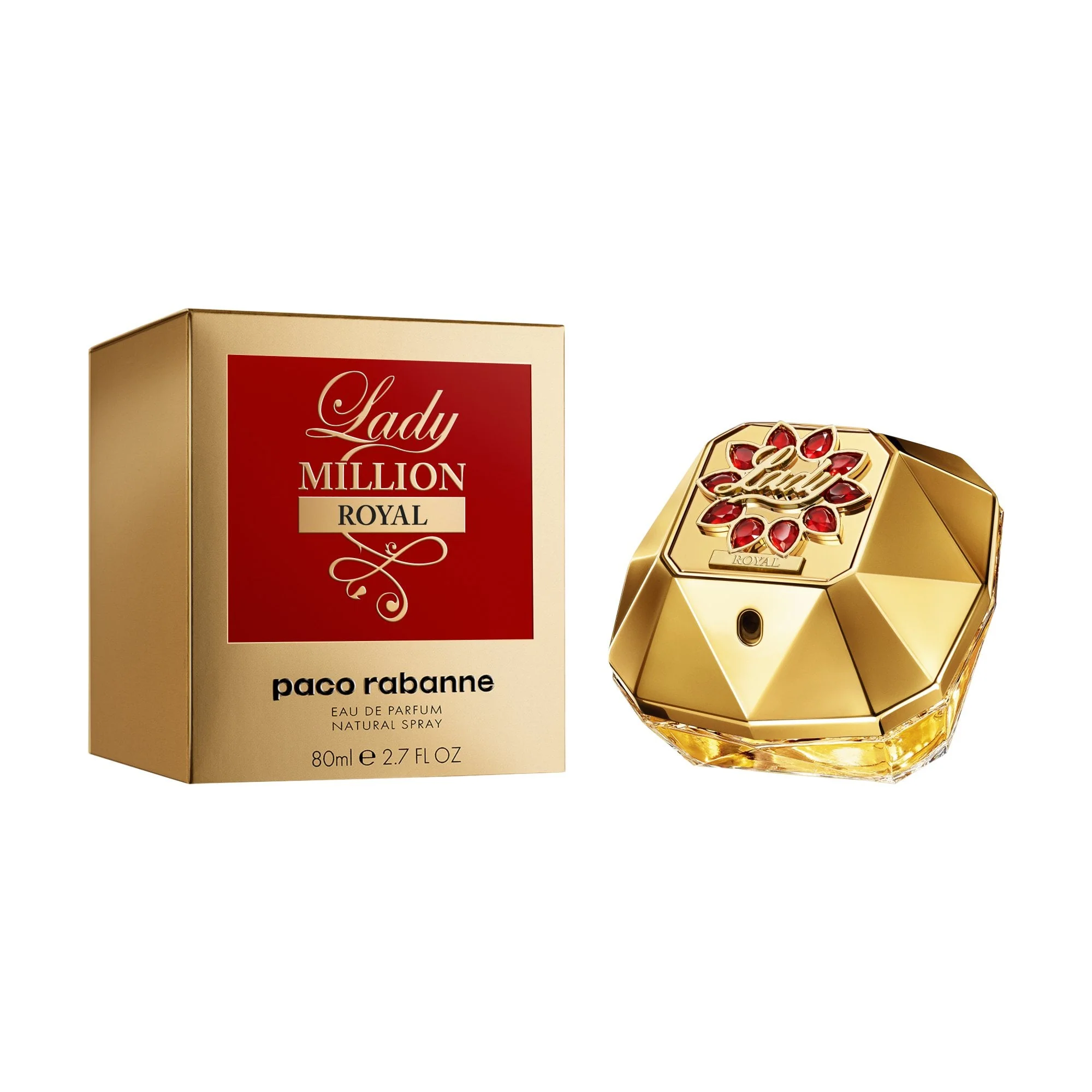 Rabanne Lady Million Royal Eau De Parfum 80ml Spray - Image 6