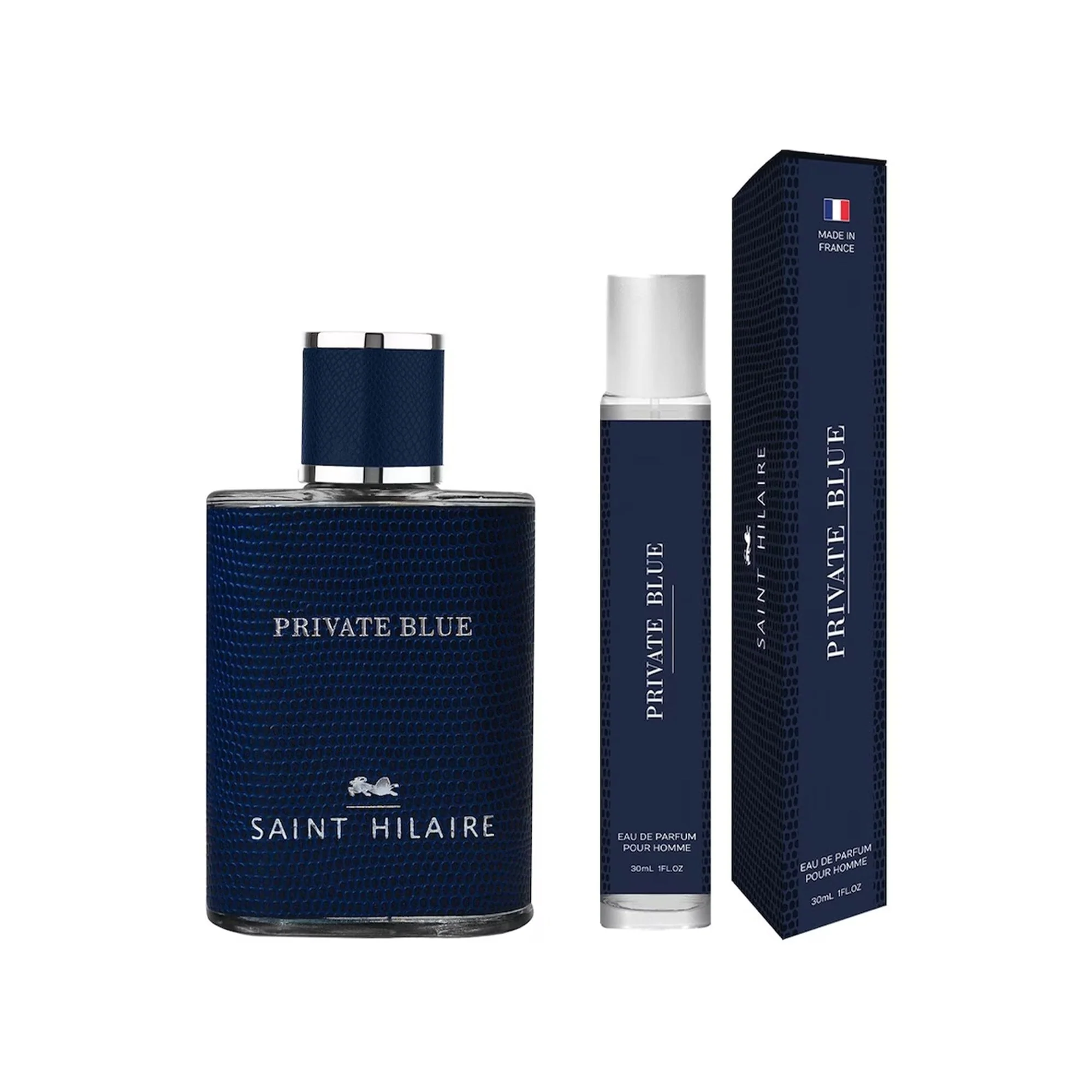 Saint Hilaire Private Blue Eau De Parfum 100ml & Eau De Parfum 30ml & Travel Case Gift Set - Image 3