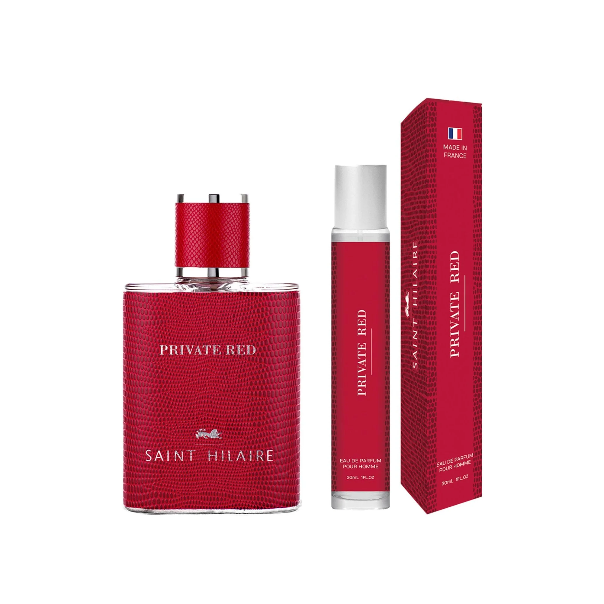 Saint Hilaire Private Red Eau De Parfum 100ml & Eau De Parfum 30ml & Travel Case Gift Set - Image 3