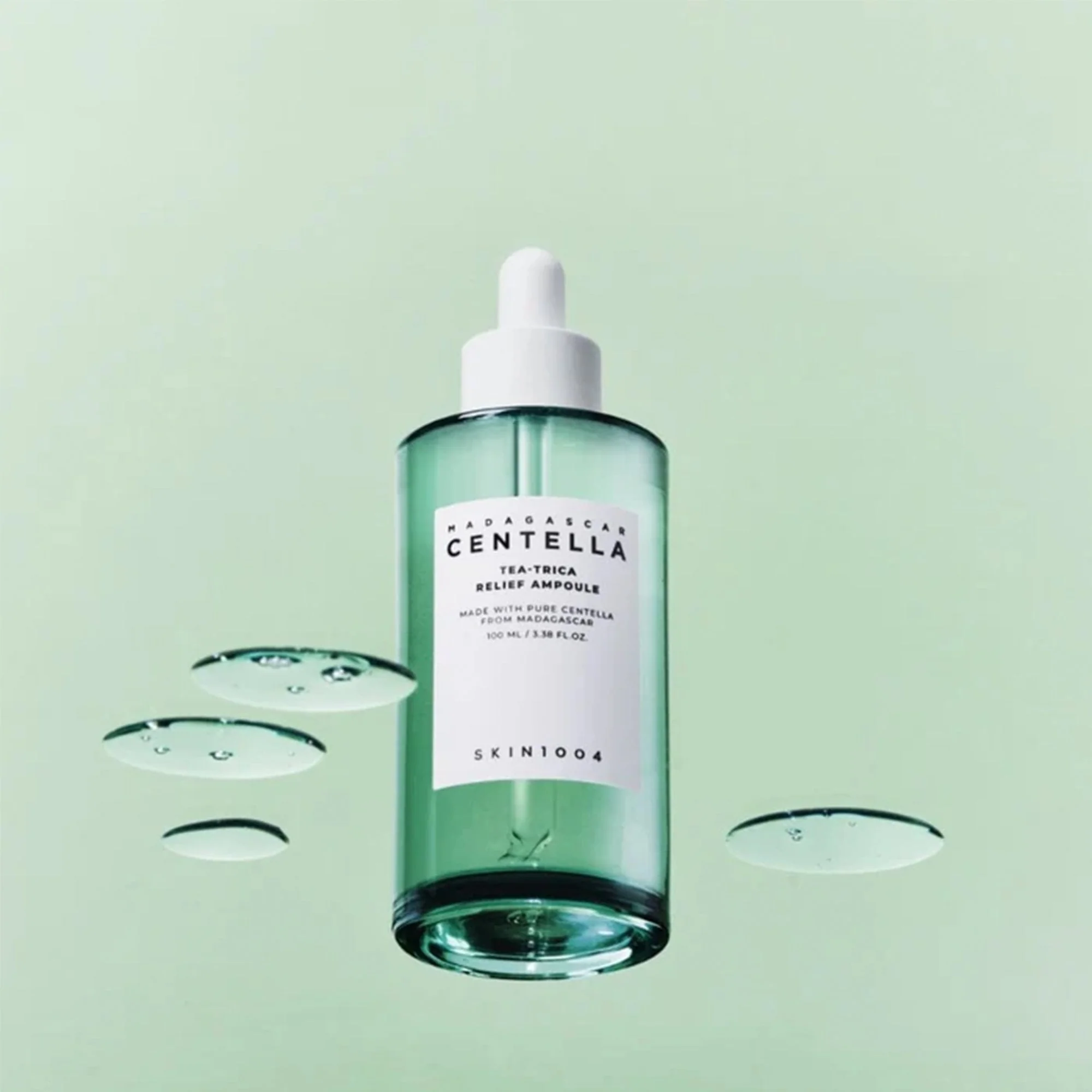 Skin1004 Madagascar Centella Tea-Trica Relief Ampoule 100ml Pipette Bottle - Image 3