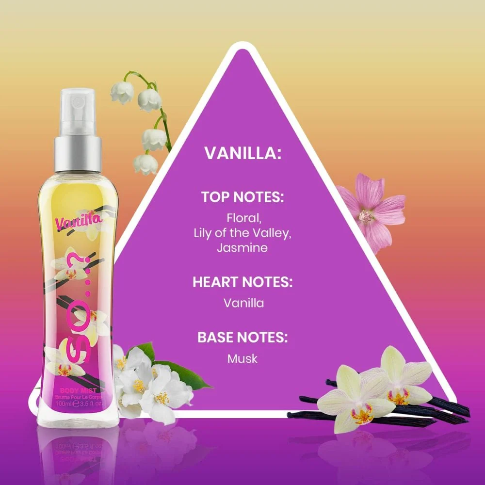 So...? Luscious Body Mist 4x100ml Gift Set - Image 3