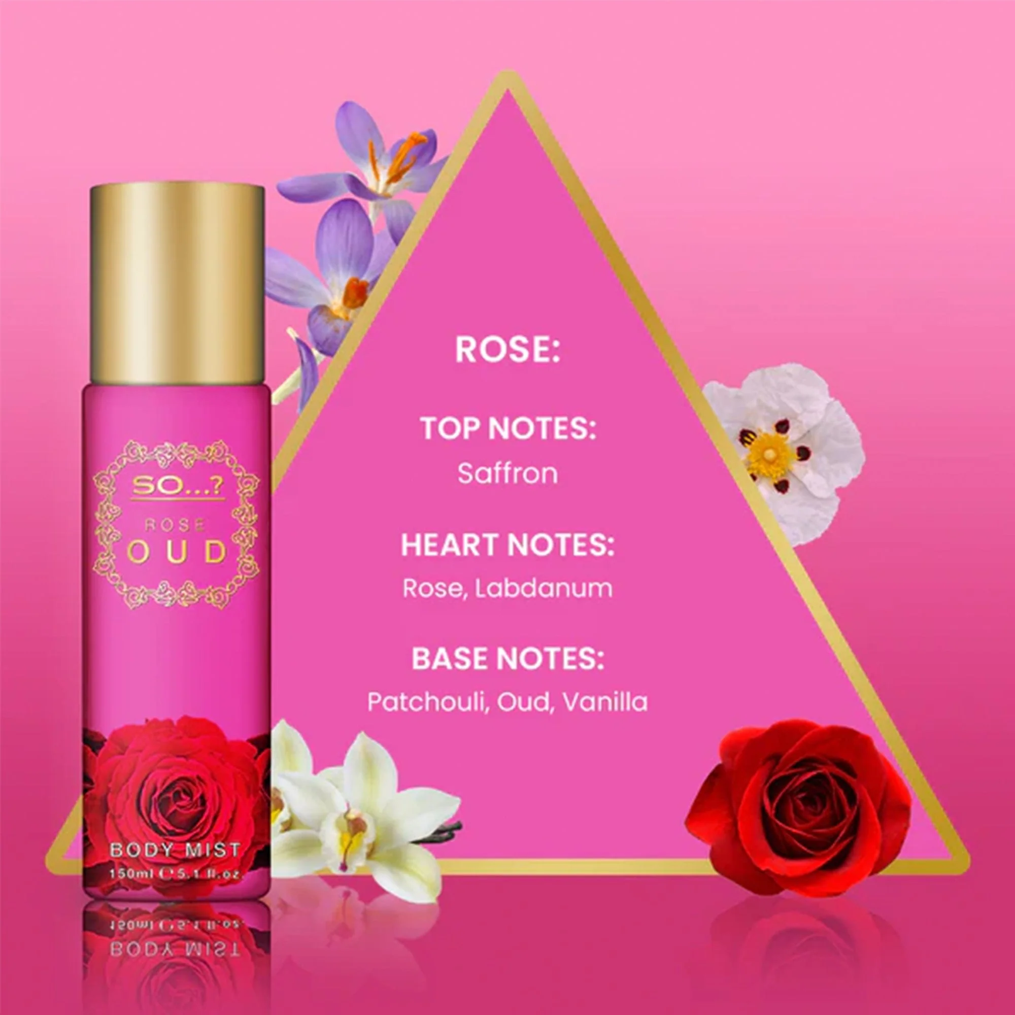 So...? Rose Oud Body Mist 150ml Spray - Image 2