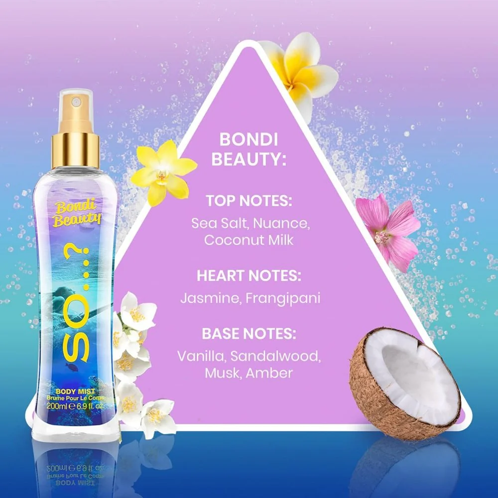 Summer Escapes Bondi Beauty Body Mist 200ml Spray - Image 5