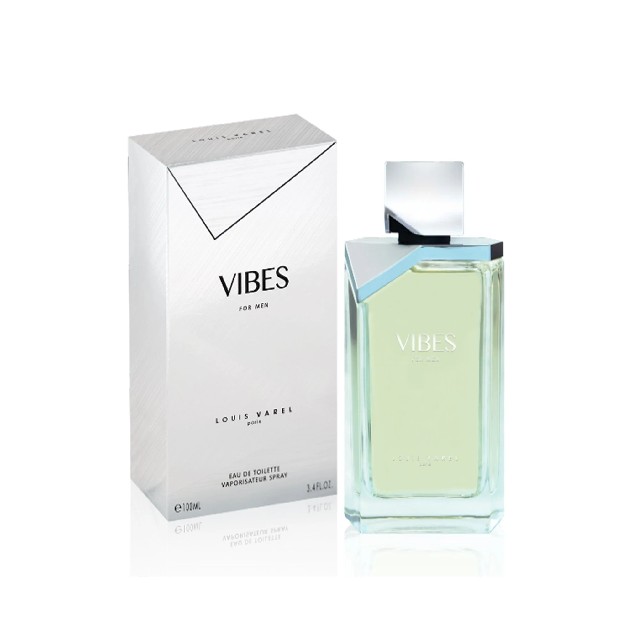 Louis Varel Vibes For Men Eau De Toilette 100ml Spray