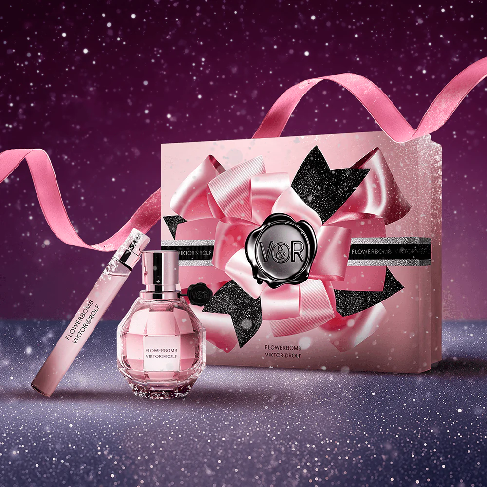 Viktor & Rolf Flowerbomb Eau De Parfum 50ml & Travel Spray 10ml Gift Set - Image 4