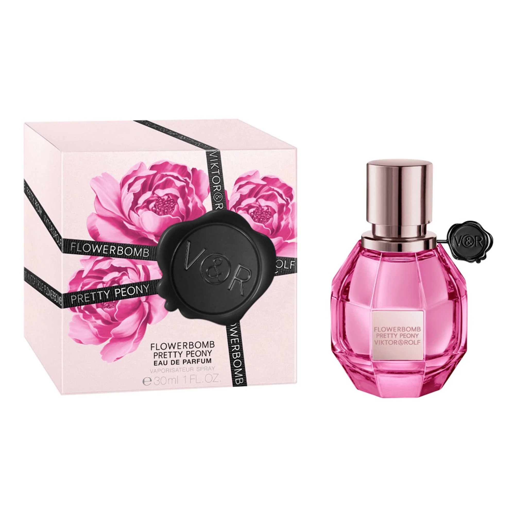 Viktor & Rolf FlowerBomb Pretty Peony Eau De Parfum 30ml Spray - Image 2