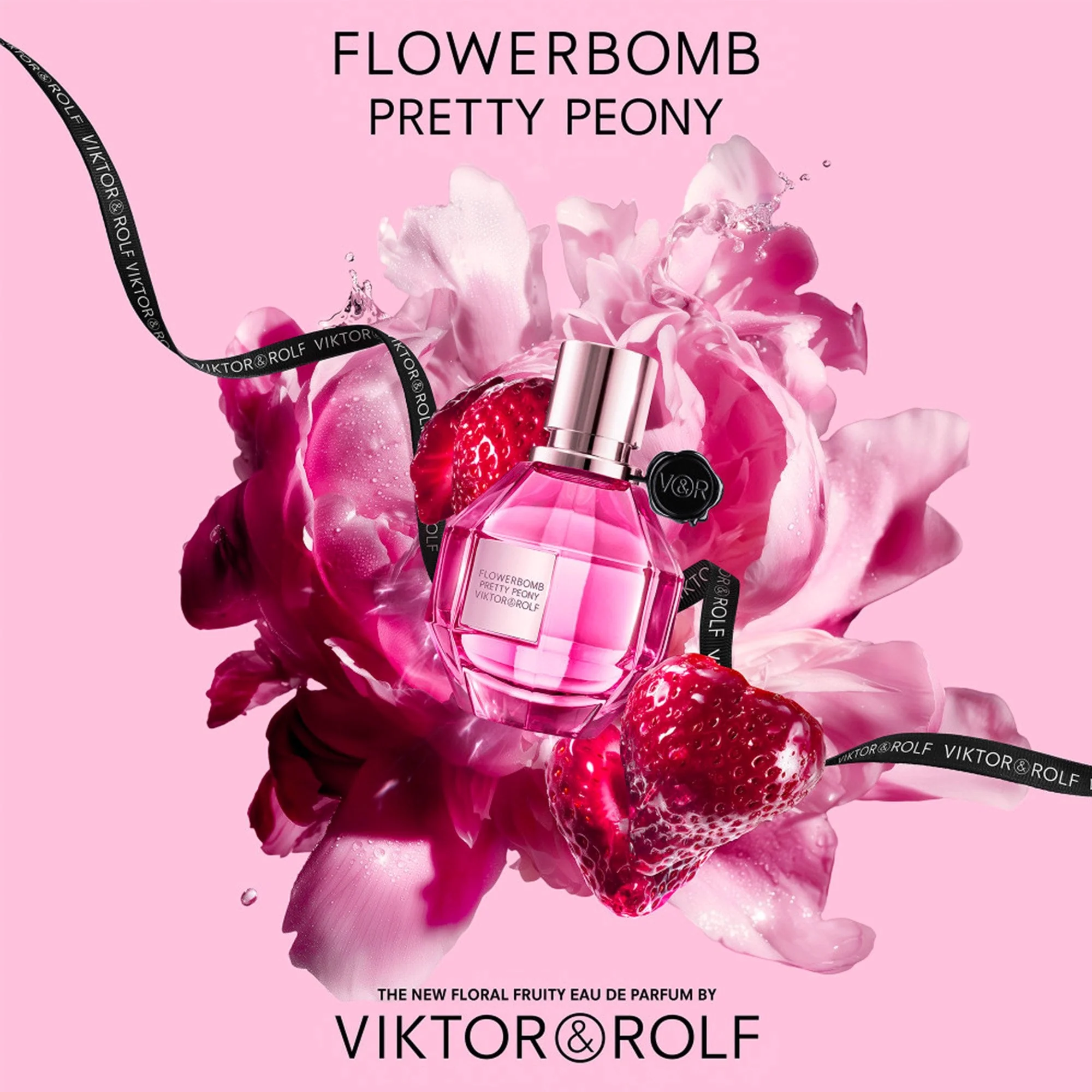 Viktor & Rolf FlowerBomb Pretty Peony Eau De Parfum 30ml Spray - Image 4