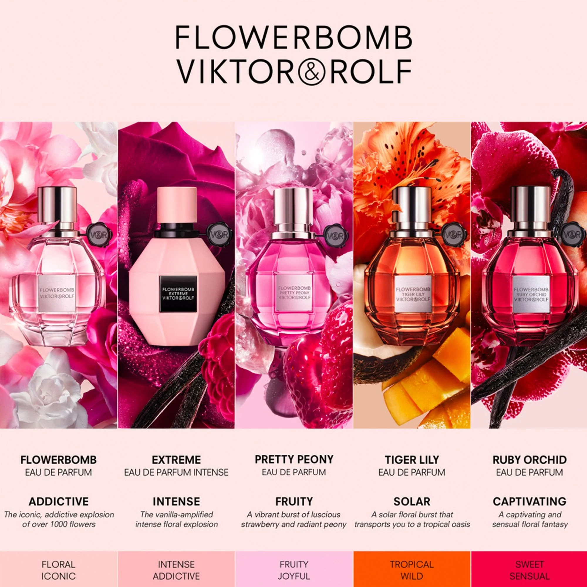 Viktor & Rolf FlowerBomb Pretty Peony Eau De Parfum 30ml Spray - Image 7