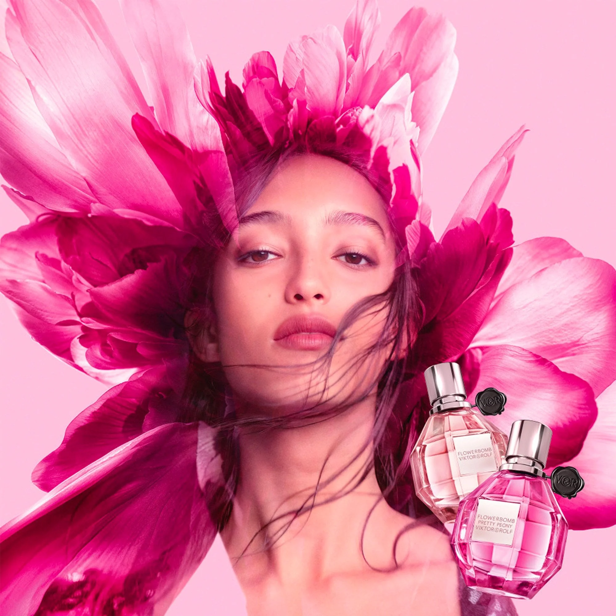 Viktor & Rolf FlowerBomb Pretty Peony Eau De Parfum 50ml Spray - Image 5