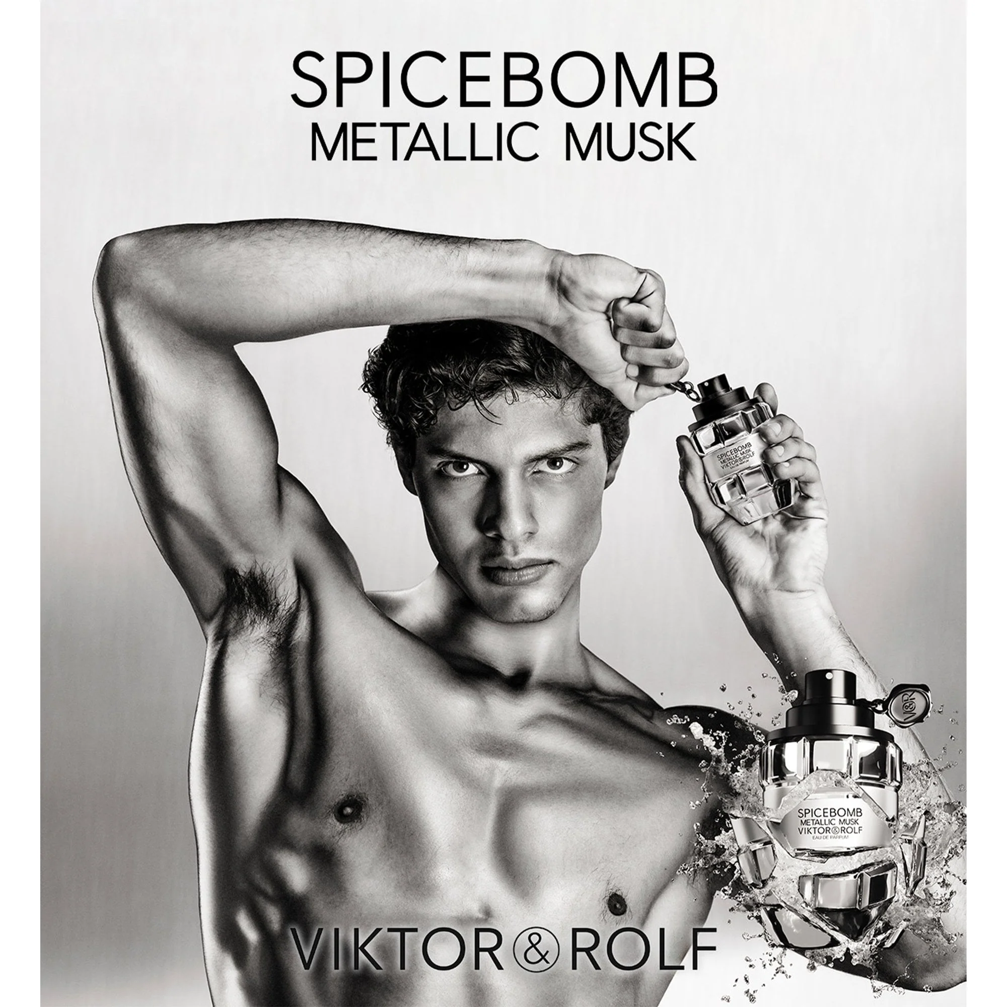 Viktor & Rolf Spicebomb Metallic Musk Eau De Parfum 90ml Spray - Image 5