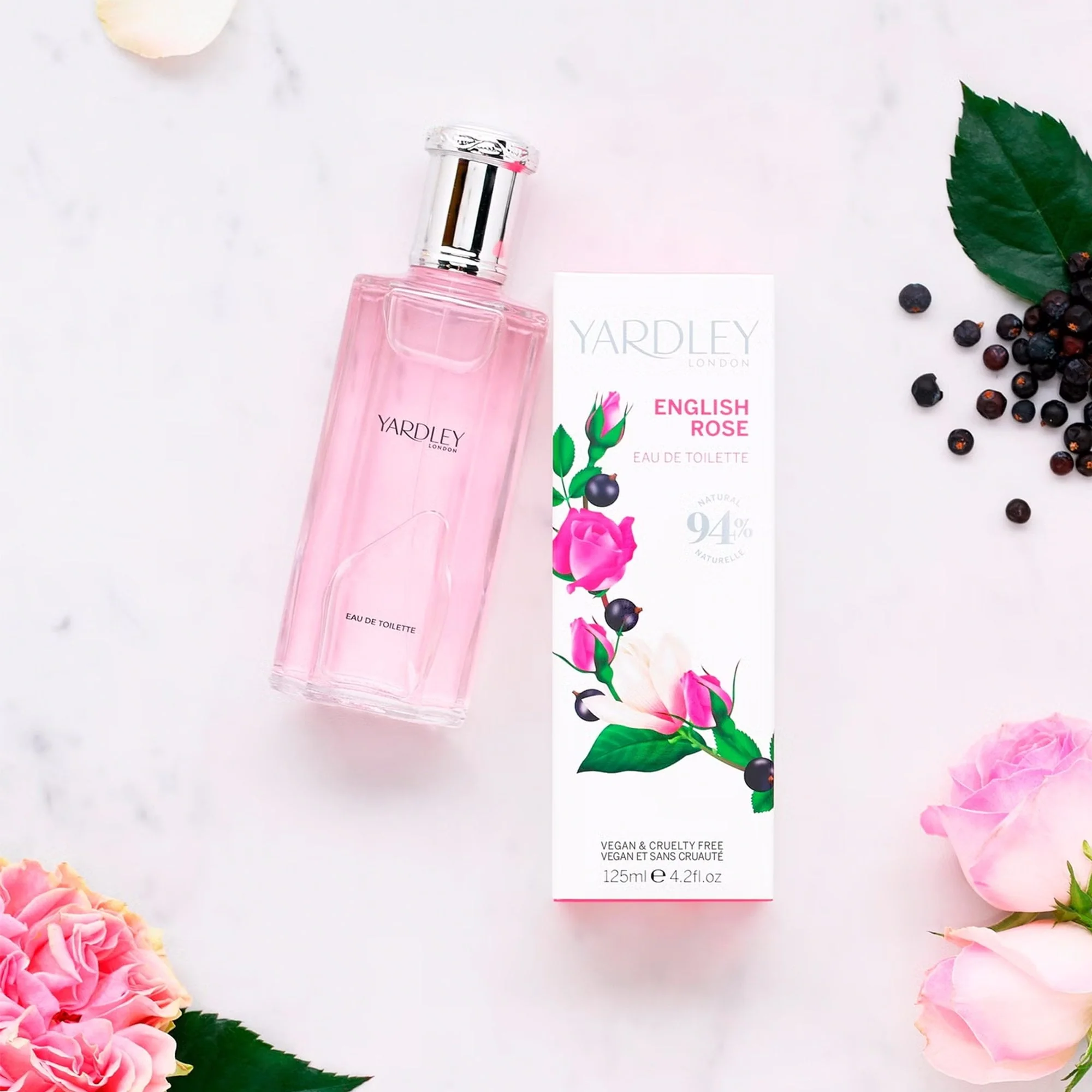 Yardley English Rose Eau De Toilette 125ml Spray - Image 3