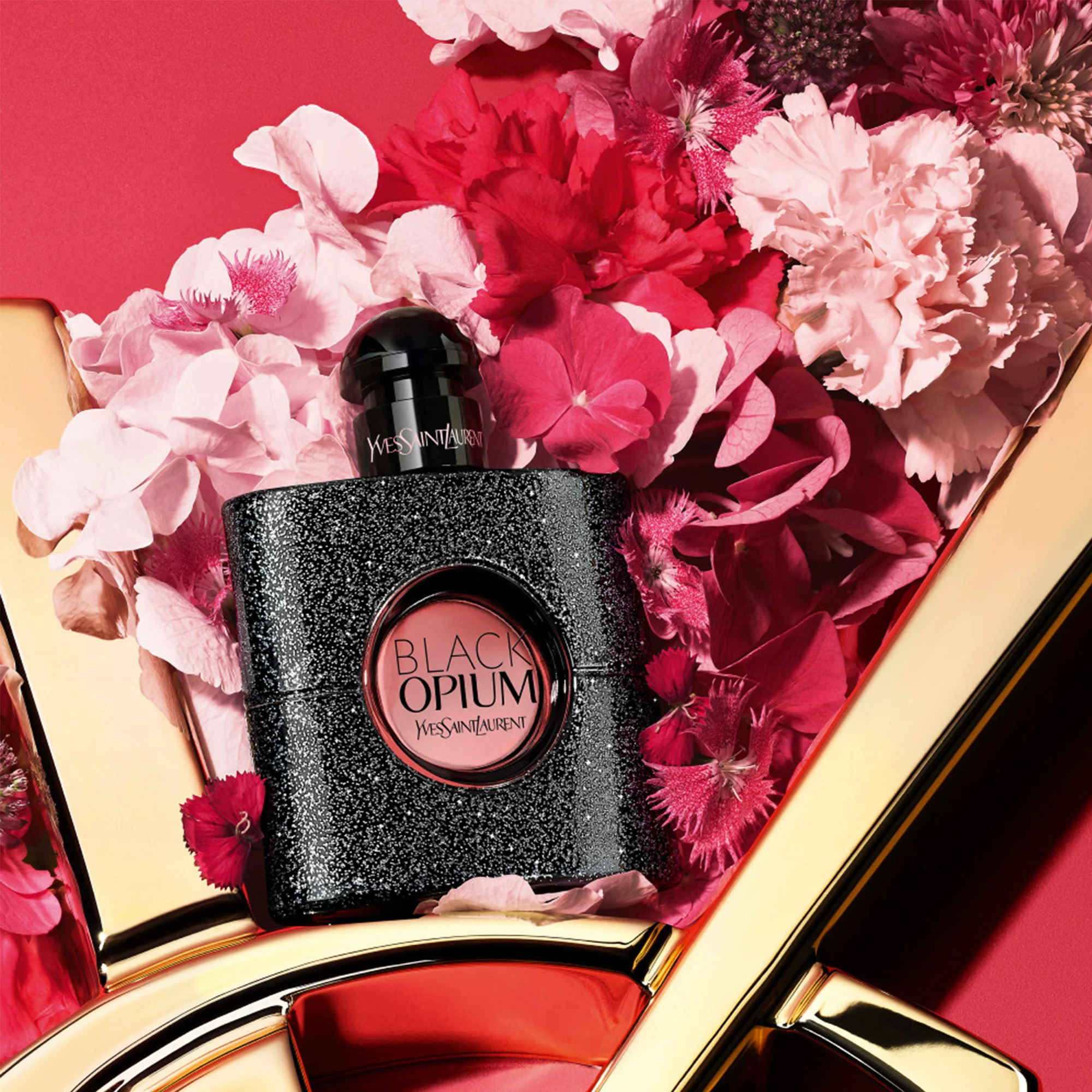 YSL Black Opium Eau De Parfum 50ml & Travel Spray 10ml & Mascara Gift Set - Image 3