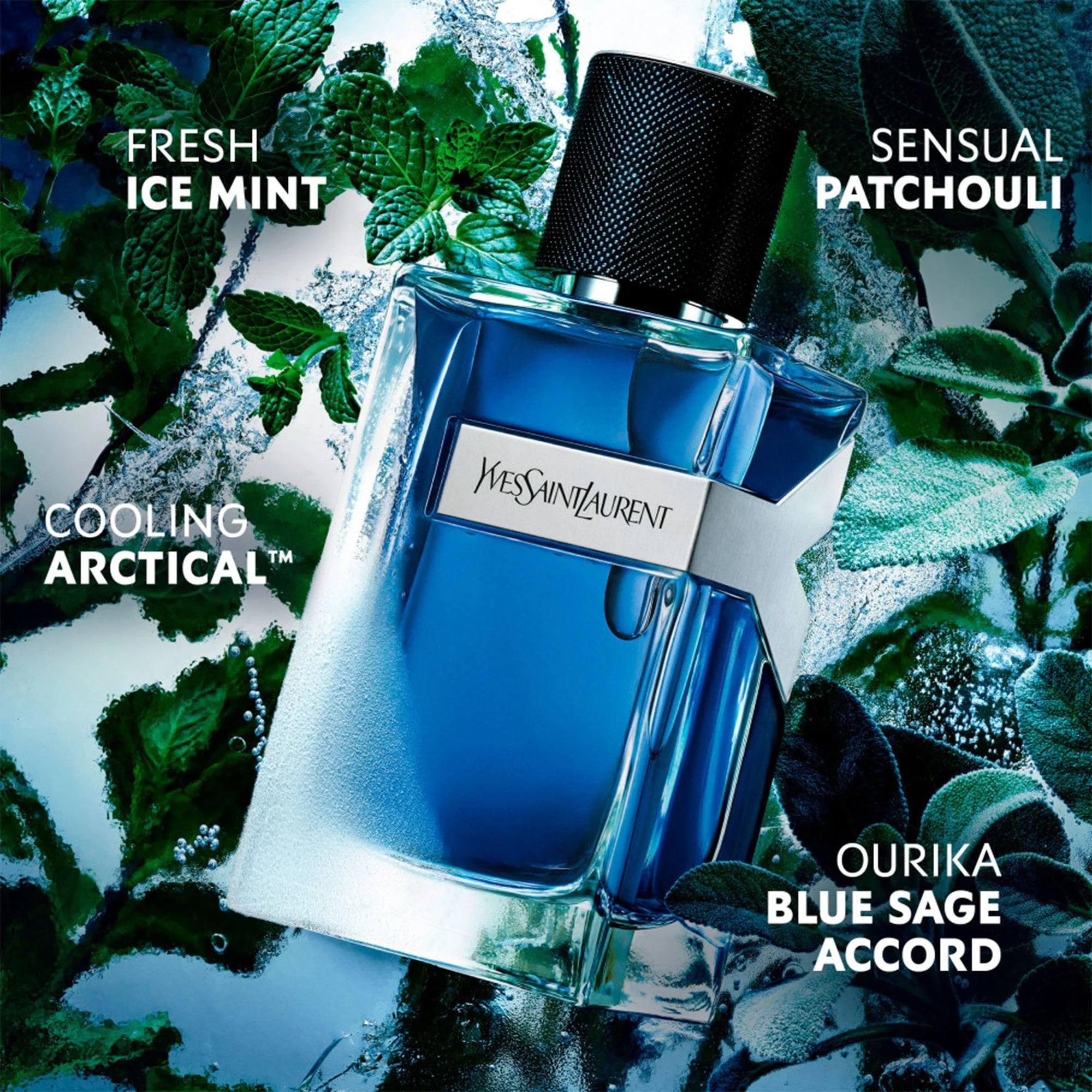 YSL Y Iced Eau De Toilette 60ml Spray - Image 3